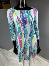 Lilly Pulitzer Light As A Feather Sophie Bodycon Dress Multicolor Stretch Sz S - £30.11 GBP