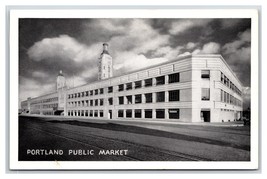 Public Market Building Portland Oregon OR UNP Graycraft B&amp;W Postcard V8 - $3.91