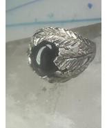 Vintage Black Hills Gold ring onyx leaves size 6.25 sterling silver women - €117,65 EUR Vintage Black Hills Gold ring onyx leaves size 6.25 sterling silver women - €117,65 EUR