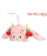 Japan SEGA Hatsune Sakura Miku Lying down Plush doll ver.3 - 16cm Birthday - $705.69 MXN