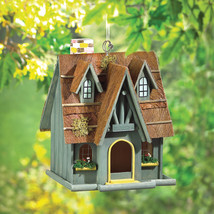 Storybook Cottage Birdhouse - £29.66 GBP