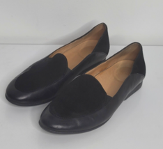 Dansko Women Eu 39 Glazed Flats Loafer Shoes 8.5-9 Black Leather Lace 20... - $39.99