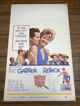 The Wheeler Dealers 1963 US Original Window Card Movie Poster Garner CV JD - $54.45