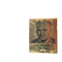 Vintage Matchbook Barry Goldwater Campaign Gold Full Unstruck Advertising - $252.67 MXN