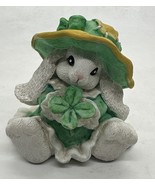 1997 The Garden Club The Patchville Bunnies Collection Clover Rabbit Fig... - €10,38 EUR