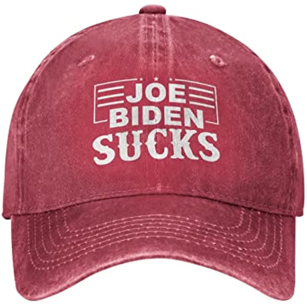 Joe Biden Sucks Hat Vintage Cowboy Baseball Hats Black Sunhat Dad Cap for Men - £14.36 GBP