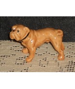 ENGLISH BULLDOG Dog Figurine Brown Tan 2.5 inch - £10.35 GBP