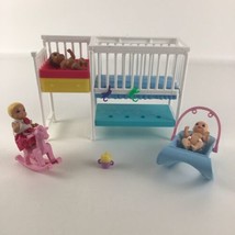 Barbie Skipper Babysitters Lot Nap N Nurture Nursery Crib Baby Mattel 2018 - £31.07 GBP