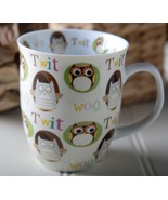 &#39;Twit Twoo&#39; Large Porcelain Owls Mug - $461.48 MXN