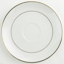 Fine China Of Japan Sonnet Pattern Flat Cup Saucer Tableware Dinnerware Gold - £2.35 GBP