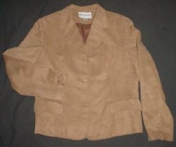 John Meyer of Norwich Blazer Jacket suede feel sz 10 - £5.52 GBP