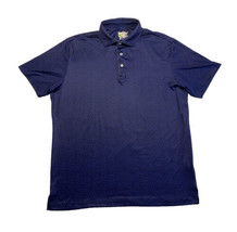 TailorByrd Golf Polo Shirt Men’s Large Purple Geometric Print Quick Dry ... - $17.42
