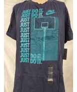 NIKE MEN&#39;S JUST DO IT BASKETBALL GOAL T-SHIRT ASSORTED SIZES CT5674 451 - $23.30 CAD