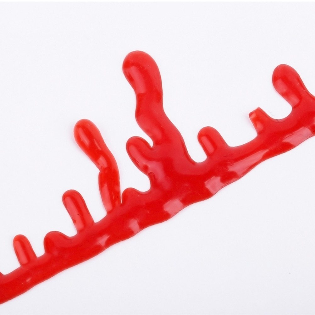 Elliz Clothing's Dripping Blood Choker Slit Throat Illusion Necklace Halloween Item image 5