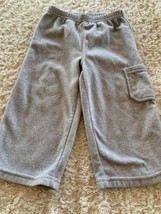 Child Of Mine Boys Light Gray Fleece Pants 18 Months - £3.52 GBP