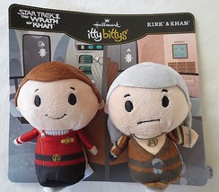 Hallmark Itty Bittys Star Trek II The Wrath of Khan Kirk &amp; Khan Plush Set - £15.69 GBP