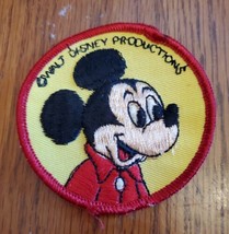 Vintage Walt Disney Productions Mickey Mouse Patch Preowned Never Used - £4.69 GBP