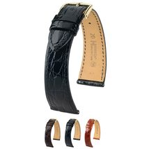 Hirsch Genuine Croco Leather Watch Strap - Polished Brown - M - 12mm / 10mm - Sh - £172.62 GBP