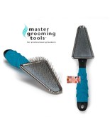 Master Grooming Tools TRIANGLE Style SOFT SLICKER BRUSH Pet Dog Cat Dema... - $273.27 MXN