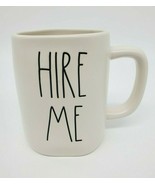 Rae Dunn Hire Me Coffee Mug #239 By Magenta Glossy White  - €12,79 EUR