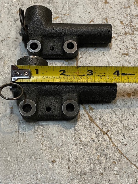 2 Quantity of Timing Belt Tensioners 3-3/4" Long 2-1/4" Tall 22mm OD (2 Qty) Item image 6