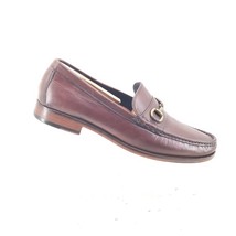 Cole Haan Hudson Bit C11620 Horsebit Dark Brown Leather Loafers Men&#39;s Size 9.5M - £31.10 GBP