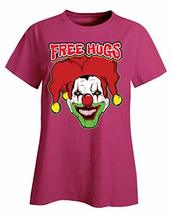 Kellyww Free Hugs Scary Clown Shirt Creepy - Ladies T-Shirt - £32.00 GBP