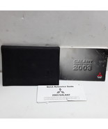 2003 Mitsubishi Galant Owners Manual - $43.32 CAD