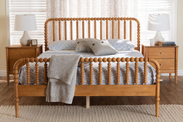 Laverne Oak Brown Queen Size 3-Piece Bobbin Bedroom Set - $28,452.63 MXN