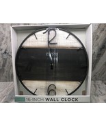 404-4040 La Crosse Clock Company 16&quot; MDF Round Decorative Analog Wall Clock - $494.83 MXN