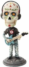 Ebros 7&quot;H Day of The Dead Bobblehead Electric Bass Player Figurine Colle... - £28.98 GBP