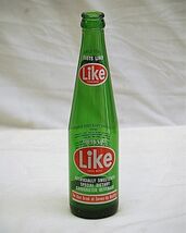 Diet Like 7-Up Beverages Soda Pop Bottle 10 fl. oz. Red Top Logo Vintage - $16.82