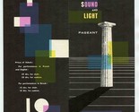 Greece Sound and Light Pageant Brochure Acropolis of Athens 1960 - £12.37 GBP