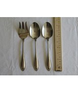 Lot Oneida Stainless ARBOR / AMERICAN HARMONY Serving Lot Solid Spoon Me... - €13,66 EUR
