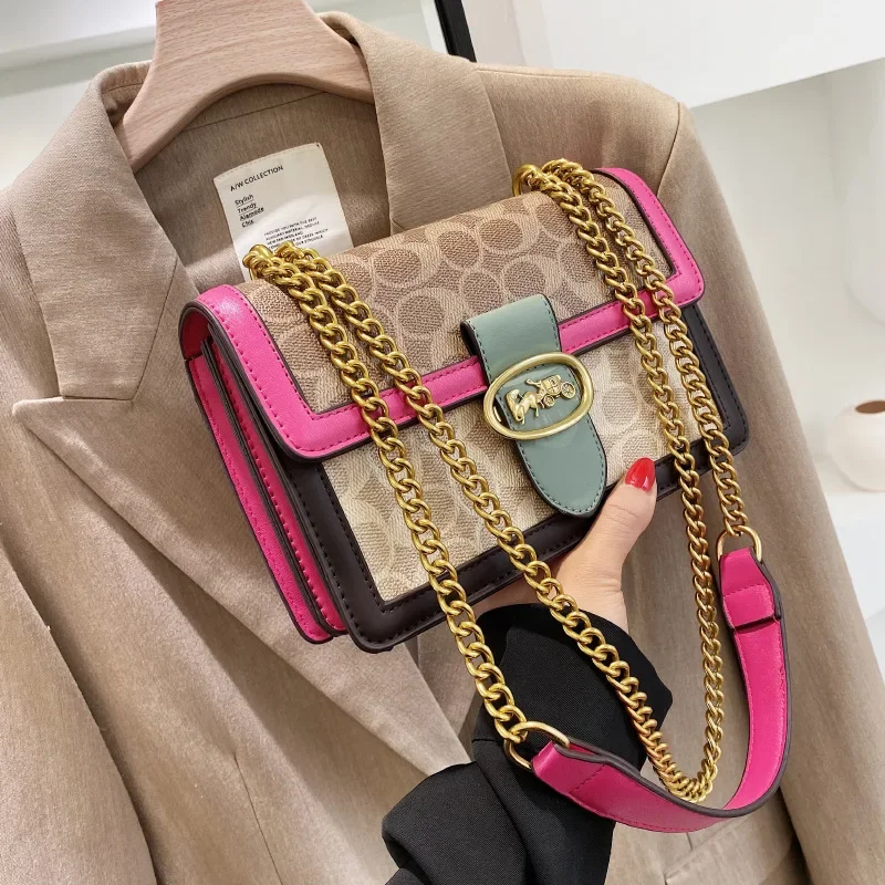 H end women bag 2023 luxury trendy messenger shoulder bag retro small square bag ladies thumb200