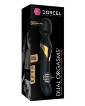 DUAL MOTOR ORGASMS WAND SILICONE MASSAGER RECHARGEABLE VIBRATOR - £65.64 GBP