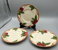 Plates Franciscan Apple  Pattern 3 Bread &amp; Butter Plates  6.5&quot;   1949-19... - $20.53