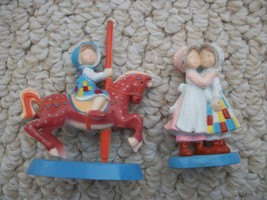 2 Very Rare Vintage Lil Stuff by Holly Hobbie Collectibles (#0298) - £31.85 GBP