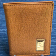 Ambassador Design Leather Bi-fold Wallet Letter R Front Monogram 877A - £11.41 GBP