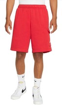 Nike Sportswear Club Men&#39;s Cargo Shorts University Red Size Large CZ9956-657 NEW - £34.80 GBP