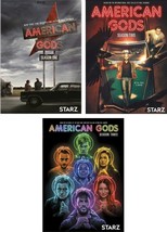 AMERICAN GODS Series the Complete Seasons 1-3 (DVD - 9 Disc Set) - Season 1 2 3 - £19.30 GBP