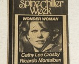 Wonder Woman Vintage Tv Guide Print Ad Cathy Lee Crosby Ricardo Montalba... - £4.66 GBP