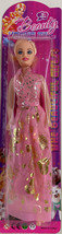 Barbie(R) LOOK-A-LIKE Doll: Beauty Vogue Girl Pink GOWN/GOLD Free Ship Us! New - £7.91 GBP