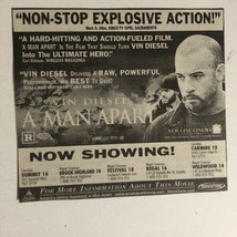 A Man Apart Vintage Movie Print Ad Vin Diesel TPA10 - £4.74 GBP