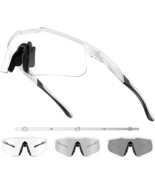 Photochromic Clear Sports Sunglasses, UV Protection Cycling Glasses - £18.28 GBP