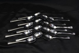 Cambridge Axis Sand Teaspoons 6.125&quot; Lot of 15 - £29.27 GBP