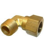 LASCO 17-6947 1/2-Inch Compression by 3/8-Inch Male Pipe Thread Brass 90... - $20.83