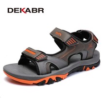 DEKABR New Fashion Casual Shoes Lycra Men Sandals Summer Men Shoes Beach Sandals - £47.78 GBP