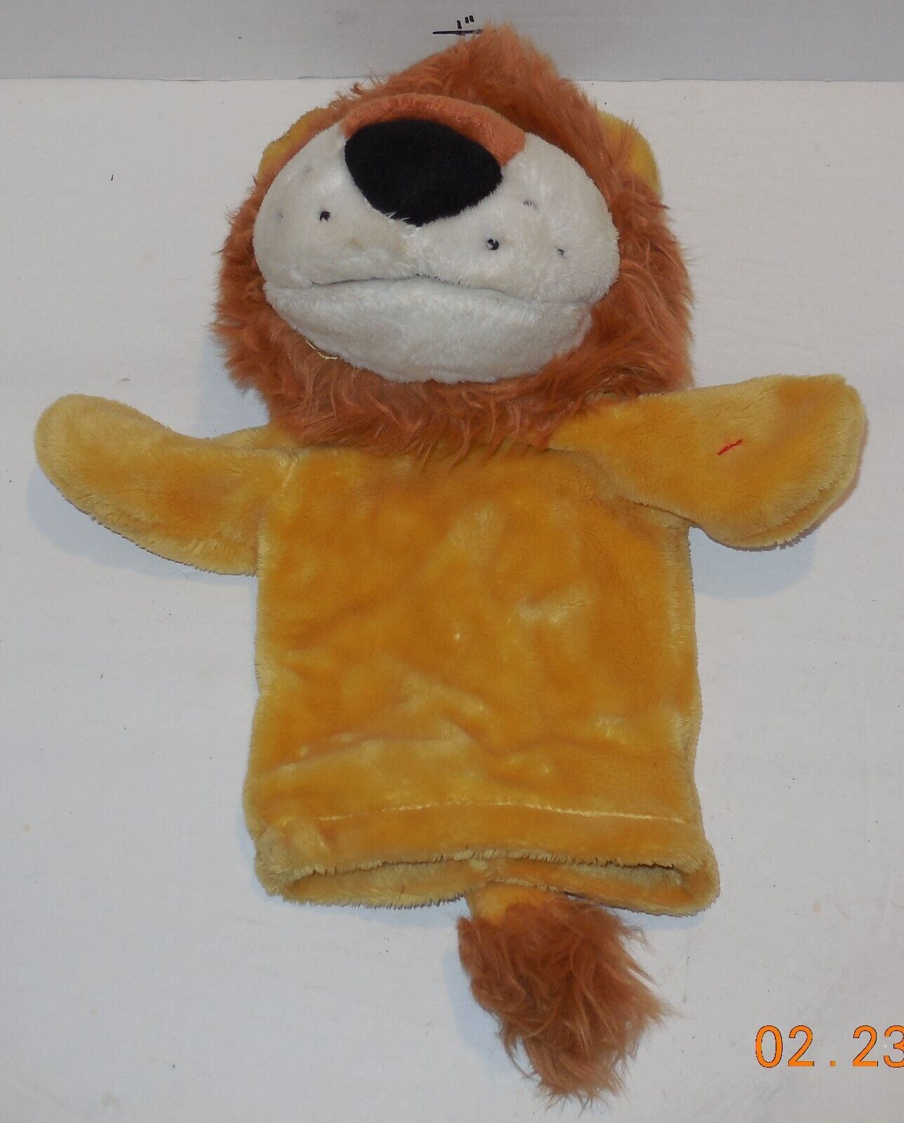 Primary image for Vintage Brown Golden Lion Hand Puppet Plush Rare HTF