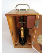 Vintage - 1912 - E.Leitz Wetzlar microscope № 147255 in box with accesso... - $499.99